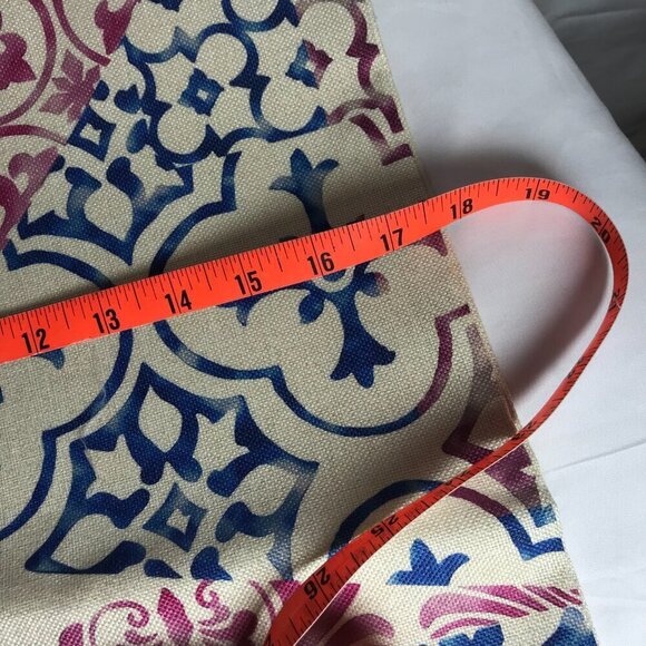 NWOT Pillow Cover for 16"x16" pillow.  Burlap look fabric.  Accent decoration - Picture 6 of 9